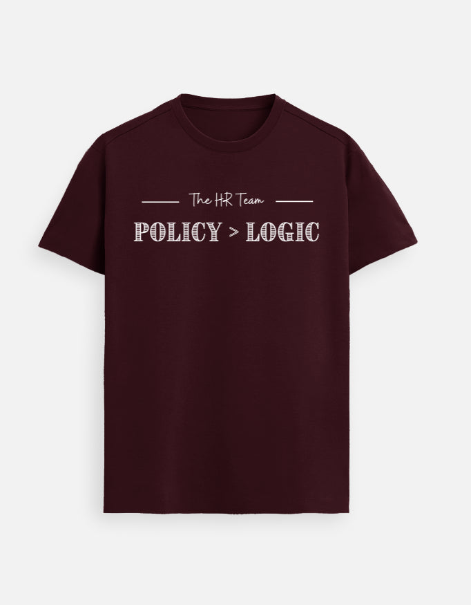 TEST - Policy over logic Oversized Classic T-Shirt