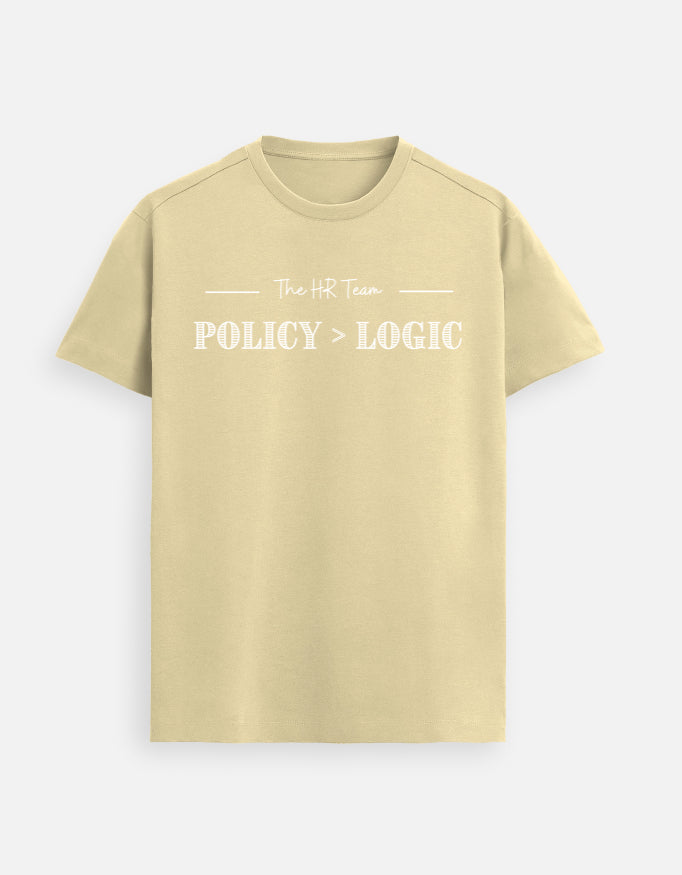 TEST - Policy over logic Oversized Classic T-Shirt